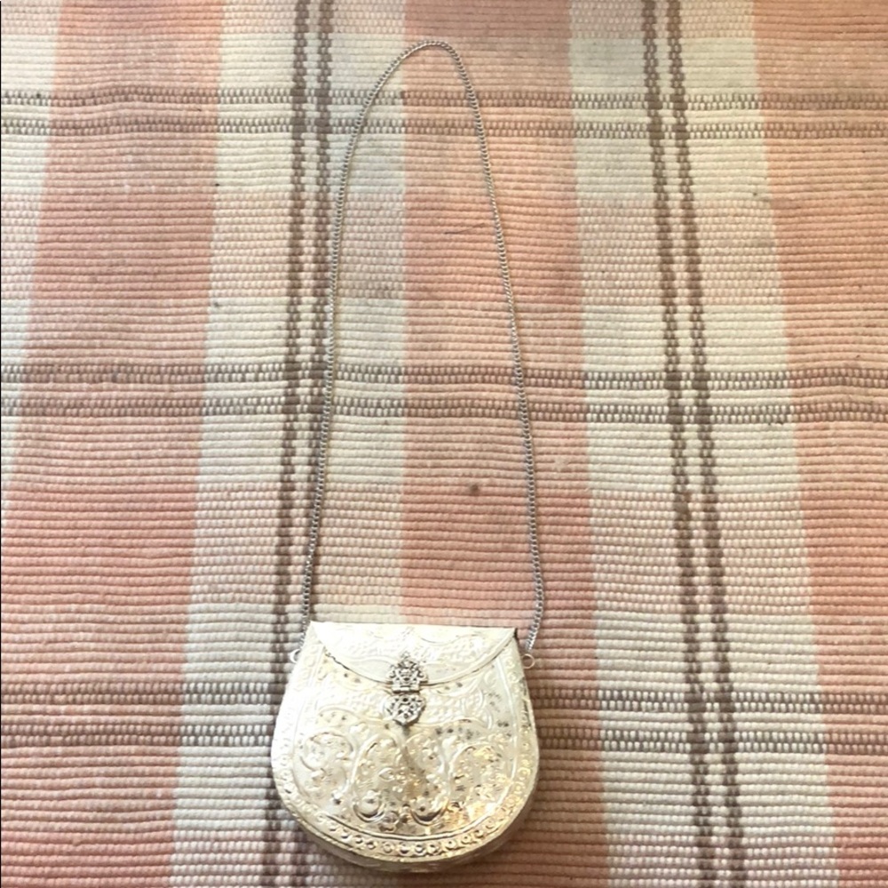 Silver brass bag